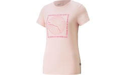 Puma Graphics She Move Women's Blouse Pink 674451 66