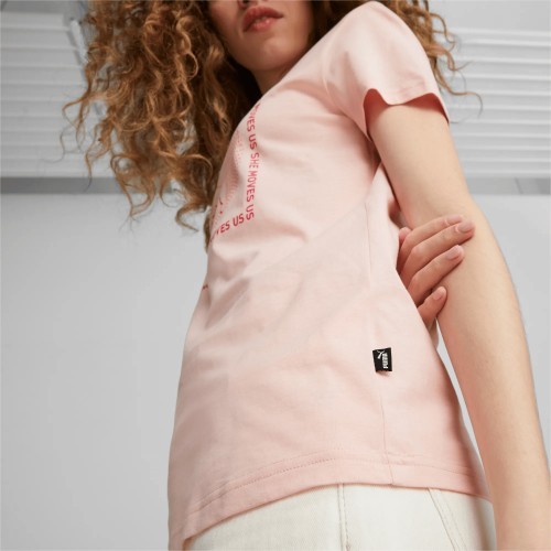 Женская блузка Puma Graphics She Move розовая 674451 66