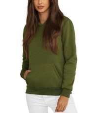 J.Style Women's Fleece Sweatshirt Green 68W02-29