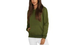 Флисовый джемпер женский J.Style, зелёный 68W02-29