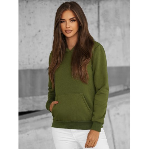 Флисовый джемпер женский J.Style, зелёный 68W02-29