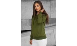 Флисовый джемпер женский J.Style, зелёный 68W02-29