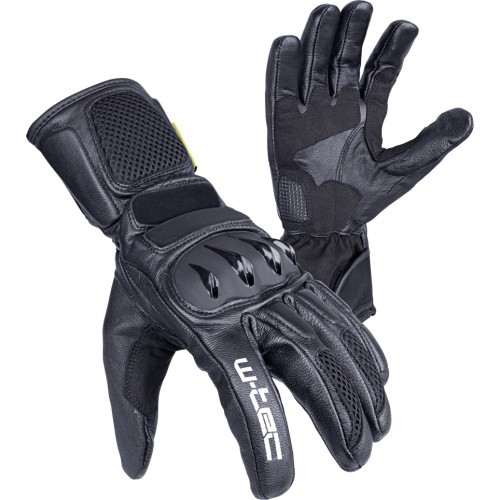 Кожаные мотоциклетные перчатки W-TEC Talhof - Black