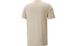 Puma Men's Cotton T-Shirt Graphics Wording Cream 674475 88