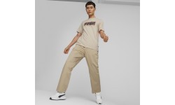 Мужская хлопковая футболка Puma Graphics Wording Cream 674475 88