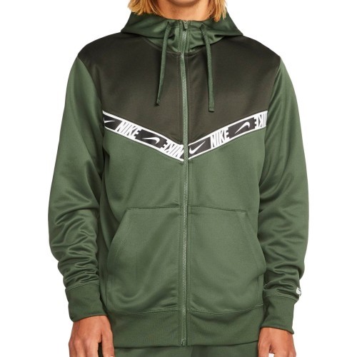 Nike NSW Repeat PK FZ Men's Hoodie Green DM4672 335