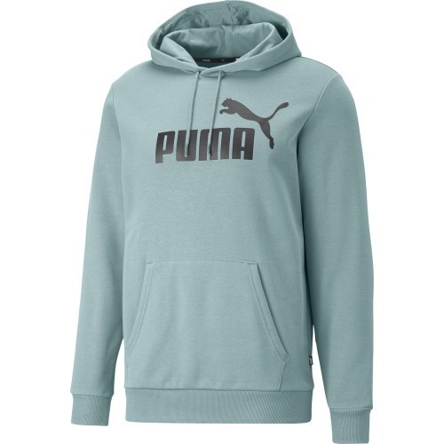 Puma мужская толстовка Ess Big Logo Hoodie Green 586687 75