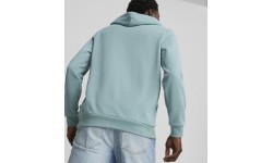 Puma Men's Sweatshirt Ess Big Logo Hoodie Green 586687 75