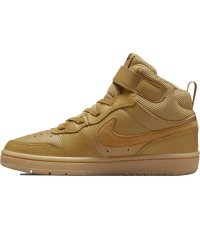 Nike Court Borough Mid 2 Kids' Shoes Brown CD7783 701