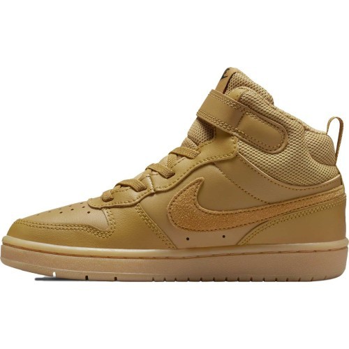 Детская обувь Nike Court Borough Mid 2, коричневая CD7783 701