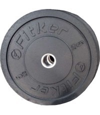 Обрезиненные диски Bumper Plates Fitker - 15 kg