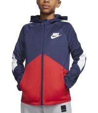 Толстовка подростковая Nike B NSW Jkt Blue Red BV3693 410