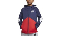 Nike Džemperis Paaugliams B Nsw Jkt Blue Red BV3693 410