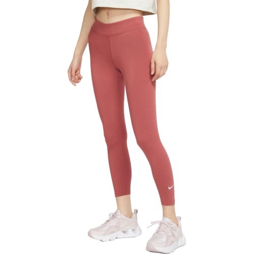 Леггинсы женские Nike NSW Essential 7/8 красные CZ8532 691