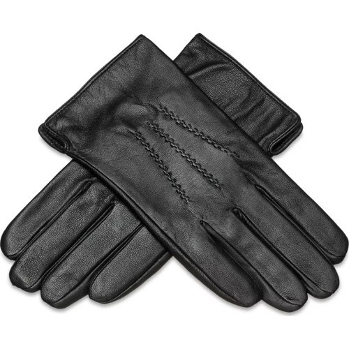 Prius Lux Genuine Leather Gloves for Men, Black DM00176