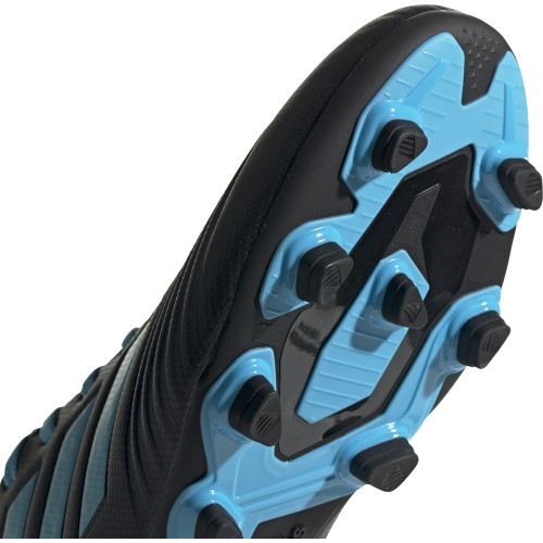 Футбольные бутсы Adidas Predator 19.4 FxG Black Blue F35598