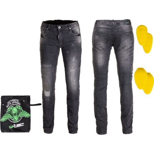 Мужские мотоциклетные брюки W-TEC Komaford - Dark Grey