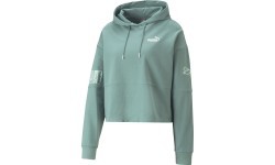 Puma Power Colorblock женский свитшот, зелёный 674068 84