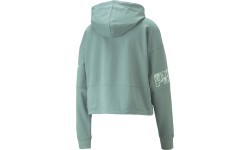 Puma Power Colorblock женский свитшот, зелёный 674068 84