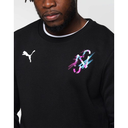 Мужская толстовка Puma Neymar JR Creativ, чёрная 605562 01
