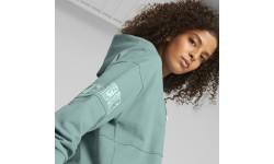 Puma Power Colorblock женский свитшот, зелёный 674068 84