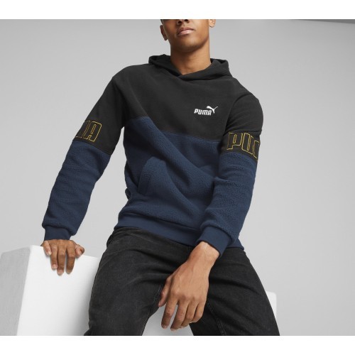 Мужская толстовка Puma Power Winter, сине-чёрная 849854 73