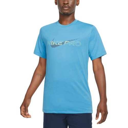 Мужская футболка Nike Nk Df Tee Db Nk Pro, синяя