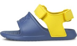 Детские кроссовки Puma Divecat V2 Injex, жёлто-синие 369545 07