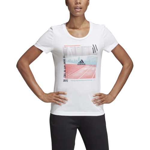 Adidas 3St Photo Tee Women's Blouse White DV3023