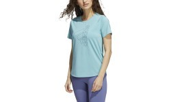 Adidas W Tech Bos Tee Women's Top Blue GS8773