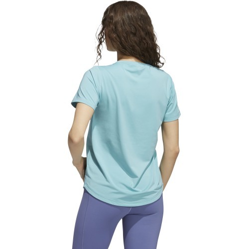 Adidas W Tech Bos Tee Women's Top Blue GS8773