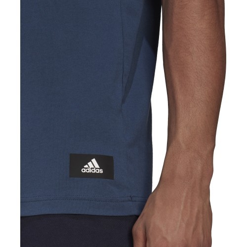 Мужская футболка Adidas M Fi Tee SS, синяя