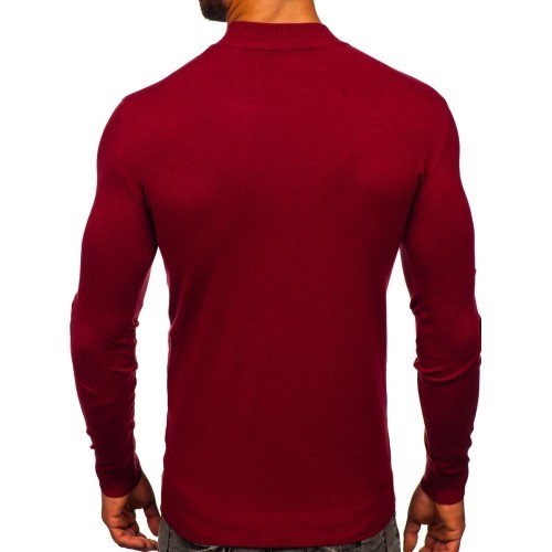 New Boy Megztinis Vyrams Bordeaux MMB603-7