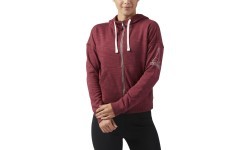 Толстовка Reebok El Marble Fullzip, красная