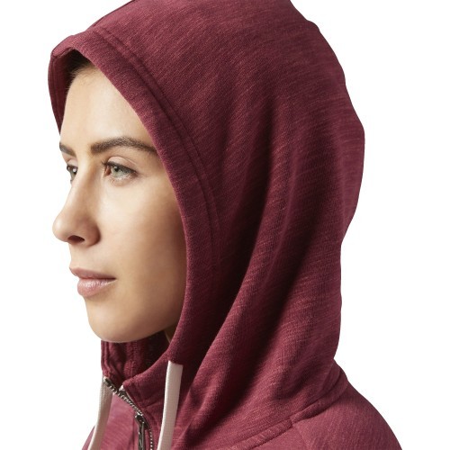 Толстовка Reebok El Marble Fullzip, красная