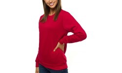 J.Style Women's Sweatshirt Red 68W01-18
