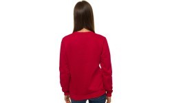 J.Style Women's Sweatshirt Red 68W01-18
