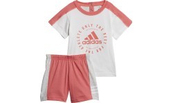 Adidas Sportinis Kostiumas Vaikams I Print Sum Set White Red DV1261