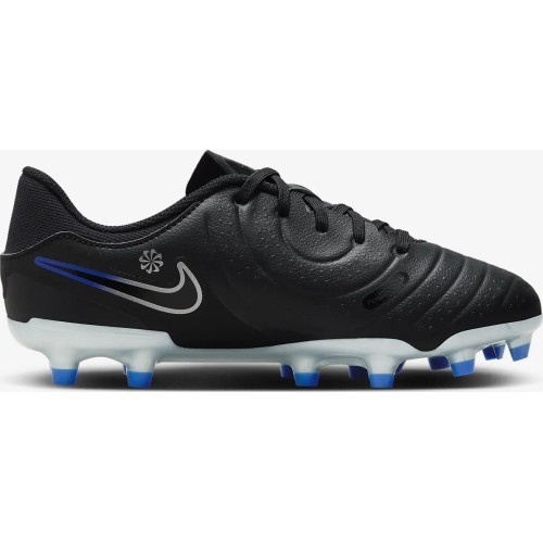 Nike Jr Legend 10 Academy FG/MG футбольные бутсы для подростков, сине-чёрно-серые DV4348 040