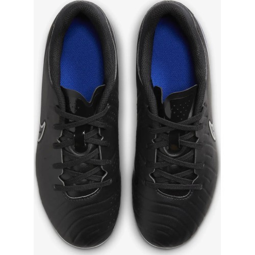 Nike Jr Legend 10 Academy FG/MG футбольные бутсы для подростков, сине-чёрно-серые DV4348 040