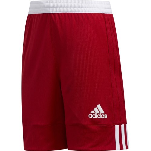 Adidas 3G Speed Reversible Shorts Kids Red White DY6627