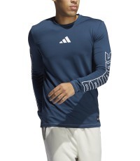 Adidas FB Hype LS Tee Blue Men's T-Shirt
