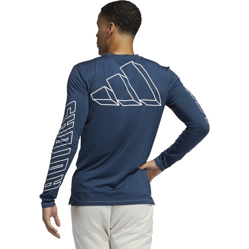 Мужская футболка Adidas FB Hype LS Tee Blue