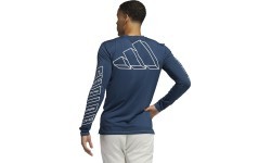 Adidas Marškinėliai Vyrams Fb Hype Ls Tee Blue