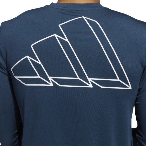 Adidas FB Hype LS Tee Blue Men's T-Shirt