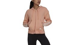 Adidas Women's Sweatshirt W Dk Fz Hoodie Peach H07804