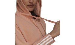 Adidas Women's Sweatshirt W Dk Fz Hoodie Peach H07804