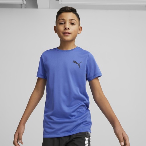 Puma Marškinėliai Paaugliams Active Small Logo Blue 586980 92