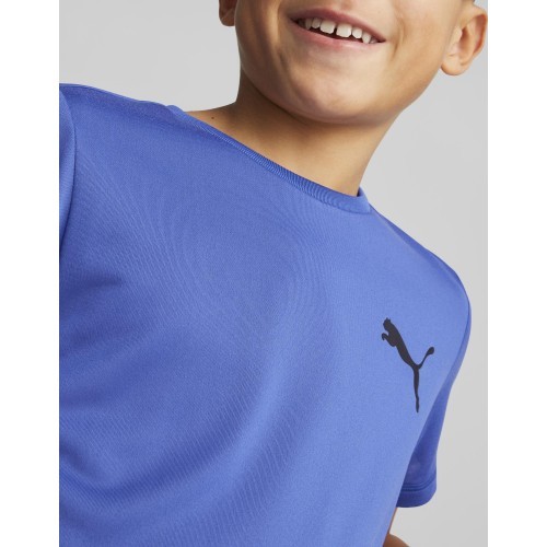 Puma Marškinėliai Paaugliams Active Small Logo Blue 586980 92