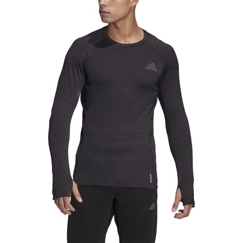 Футболка мужская Adidas Adi Runner LS Black